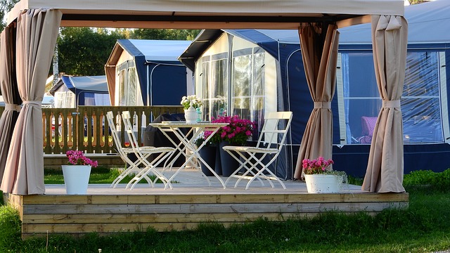 pergola v kempu
